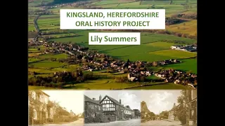 A conversation with Lily Summers for the Kingsland Oral History project