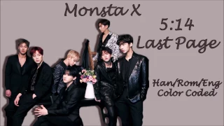 Monsta X (몬스타엑스) - 5:14 Last Page Color Coded Lyrics [Han/Rom/Eng]