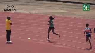 800m Youth Girls Final at New jos Stadium, Jos