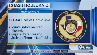 Socorro police raids stash house, finds undocumented migrants, possible victims of sex trafficking