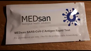 MEDsan SARS-CoV-2 Antigen Rapid Schnelltest Knackig erklärt