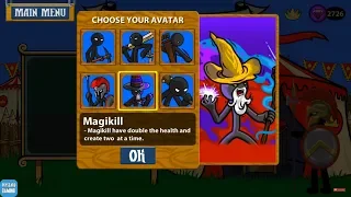 Stick War:Legacy All New Skins Magikill Avatar Tournament Android Gameplay