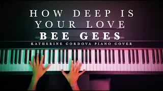 Bee Gees - How Deep Is Your Love (HQ piano cover)