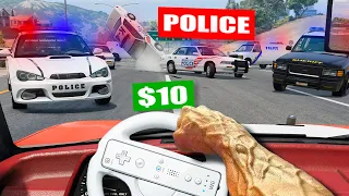 Using A $10 Steering Wheel To Escape The Police