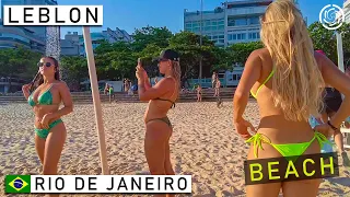 🇧🇷 Rio de Janeiro BEACH Leblon | Brazil |【4K】January, 2022