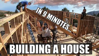 Building A House In 9 Minutes: A Construction Time-Lapse, but backwards