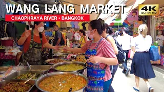 [4K] The Best Food Market in Bangkok • Wang Lang Market Walking Tour