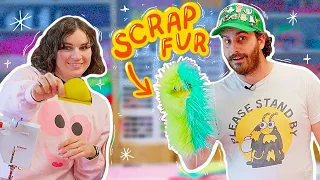 *SCRAPS PUPPET CHALLENGE* Turn Leftover Materials Into Puppets!