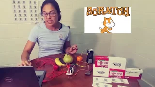 Make a musical instrument with Makey Makey, Scratch and household objects