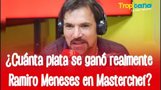 Ramiro Meneses confesó la cifra real que se ganó en MasterChef Celebrity