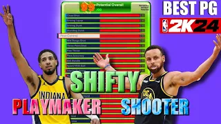 THIS *NEW* PG BUILD IS THE BEST BUILD ON NBA 2K24!!!! BEST POINT GUARD BUILD!!!!