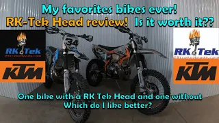 RK Tek Head Review KTM 300XC