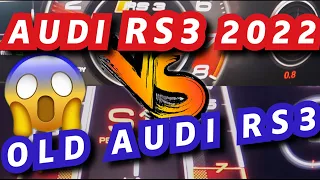 AUDI RS3 2022 VS OLD AUDI RS3 / Acceleration & sound / Drag Race 0-250 km/h