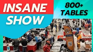 We spent 10 HOURS at this card show 800+ tables