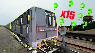 15 ВАГОНОВ ЯУЗА?!?!? | METROSTROI | МЕТРОСТРОЙ