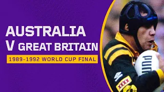 Great Britain v Australia | Match Highlights | 1989-1992 Rugby League World Cup Final