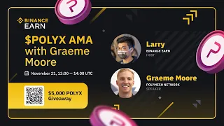 Binance Earn - POLYX AMA with Head of Tokenization Graeme Moore