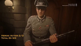 Call of Duty WWII: Mission 05 - Liberation Collectibles (Mementos & Heroic Actions)