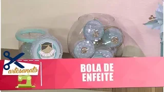 Aprenda a fazer uma bola de enfeite com a artesã Andressa Betinassi - Vida Melhor - 22/11/18