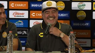 Maradona coaches Dorados in drug cartel country Mexico