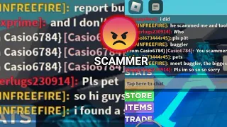 HE IS A BIGGEST SCAMMER IN MUSCLE LEGENDS (ROBLOX)