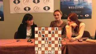 Press Conference Round 4: Hou Yifan (CHN) - Viktorija Cmilyte (LTU)