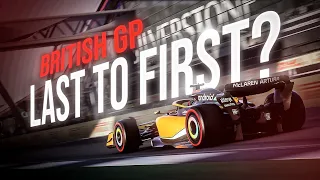 BRITISH GP LAST TO FIRST? | 25% Race Lando Norris McLaren Gameplay