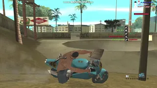Трюки на мотоцикле в GTA SAMP.