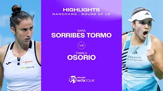 Sara Sorribes Tormo vs. Camila Osorio | 2023 Nanchang Round of 16 | WTA Match Highlights