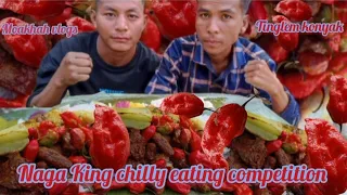 King chilli eating competition || @moakhahkonyk   Vs @tinglemkonyak2560