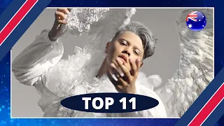 TOP 11 | AUSTRALIA DECIDES 2022 | EUROVISION 2022 | AUSTRALIA