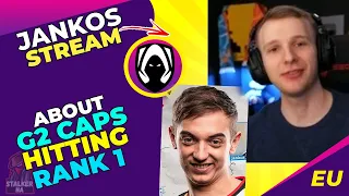 Jankos About G2 CAPS Hitting RANK 1 [MEANINGLESS?!]