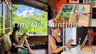 LOTS OF PAINTING DAY. Talking About How Small and Casual Painting Help. Bali Art Vlog ✨