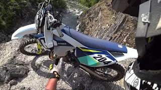 Idaho's Deadliest Cliff Trail! South Fork Salmon River Dirt Bike Single Track