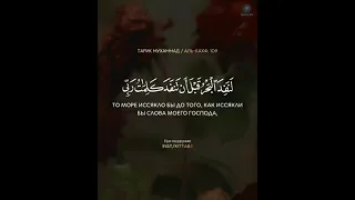 Сура: Аль-Кахф [109]  Аллах велик!  Чтец: Toriq Muhammad