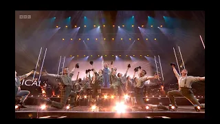 Disney's Newsies performing on The National Lottery's Big Night of Musicals on BBC One