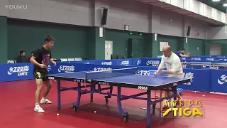 Zhang Jike backhand sidespin flick