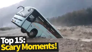 Top 15 Scary Moments Caught On Camera