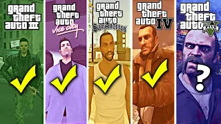 НЕРЕАЛЬНЫЙ ЧЕЛЛЕНДЖ ВЕРНУЛСЯ! ВСЕ ЧАСТИ ОТ GTA 3 ДО GTA 5 БЕЗ СМЕРТЕЙ