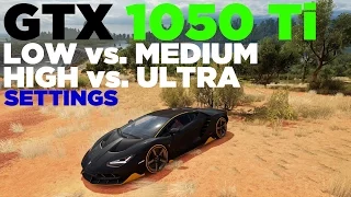 Forza Horizon 3 Demo | i5 2500 | GTX 1050 Ti | Low vs. Medium vs. High vs. Ultra Settings | 1080p