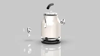 Tea Kettle 3D Animation