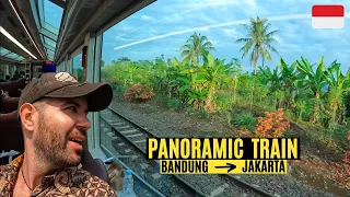 $27 PANORAMIC VIEW Train From Bandung To Jakarta 🇮🇩