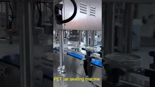 PET jar  #can Sealing Machine,Automatic Can Seaming Machine,  #lid Closing machine for easy open cap