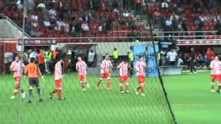 Ολυμπιακός vs ΠΑΟΚ 2-1  Είσοδος ομάδων 2/10/2011