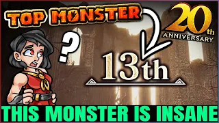 What a RIDICULOUS 13th Best Monster - 20th Anniversary Monster Hunter Poll!