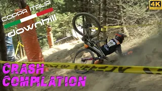 DOWNHILL 2022 - CAMPIONATO ITALIANO Sestriere | CRASH COMPILATION [4K UHD]