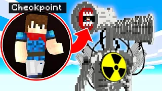 We LIVED INSIDE Of MECHA SIREN HEAD For 24 HOURS(Found His Secret Robots!) - Minecraft Mods Gameplay