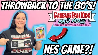 You NEED This Nintendo Entertainment System Game! Remember Garbage Pail Kids?!