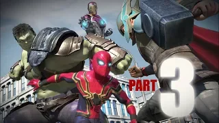 SPIDER-MAN vs Hulk vs Thor vs Ironman vs Captain America Part3/3)