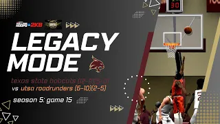 College Hoops 2K8: [S5:G15]  Texas State (12-2) vs UTSA (6-10)